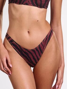 Reina Olga brown tiger print Large L bikini bottoms